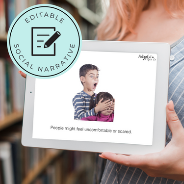 Social Skills Story: Keeping My Clothes on at School (Printable PDF) Editable School - AdaptEd4SpecialEd